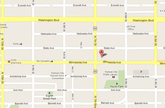 650 Minnesota Ave KCK map